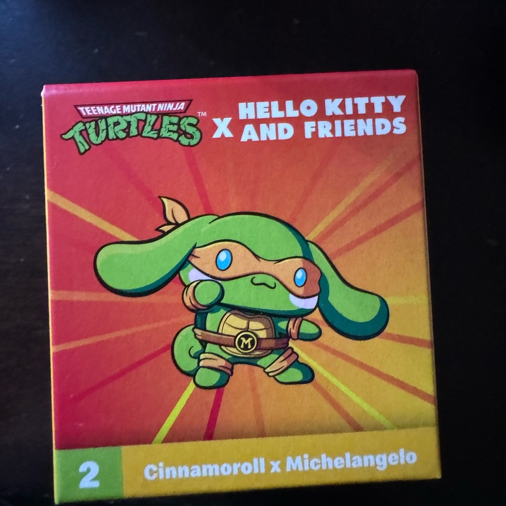 Teenage Mutant Ninja Turtles x Hello Kitty McDonald’s toy #2 2025 NIB